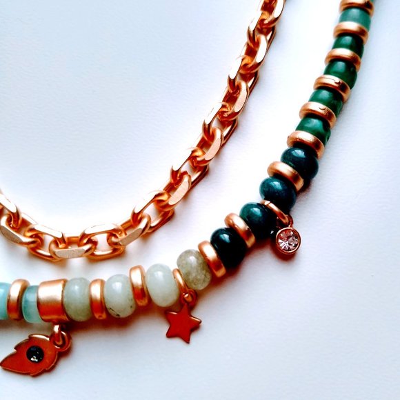 Loft Festive Layered Necklace - Picture 7 of 12